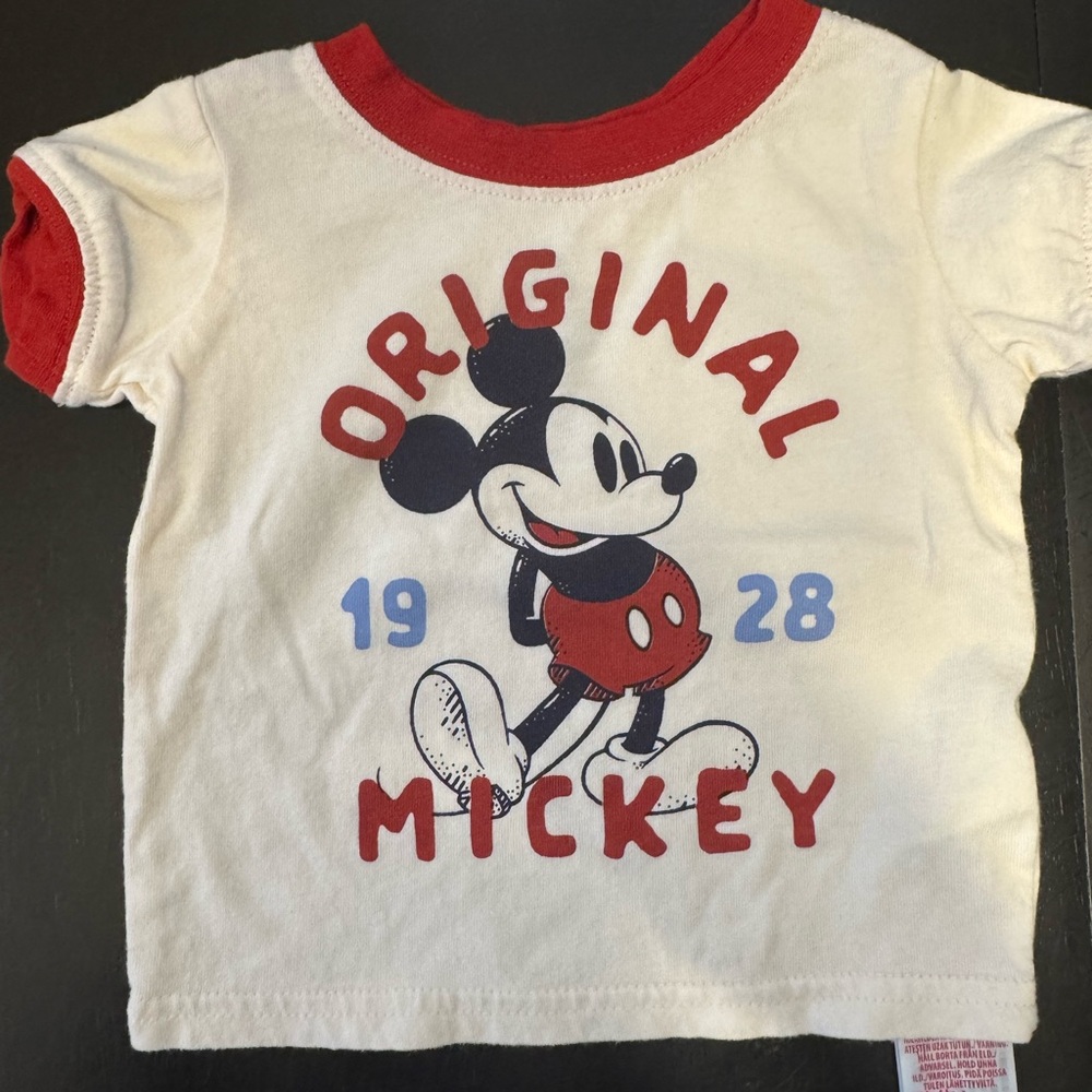 Disney Mickey Tshirt 3-6m
